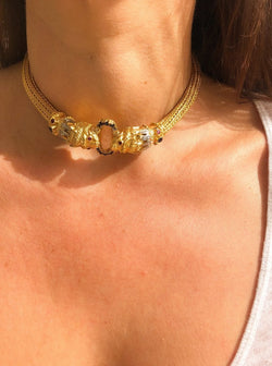 Collier en or jaune de la maison Lalaounis - Castafiore