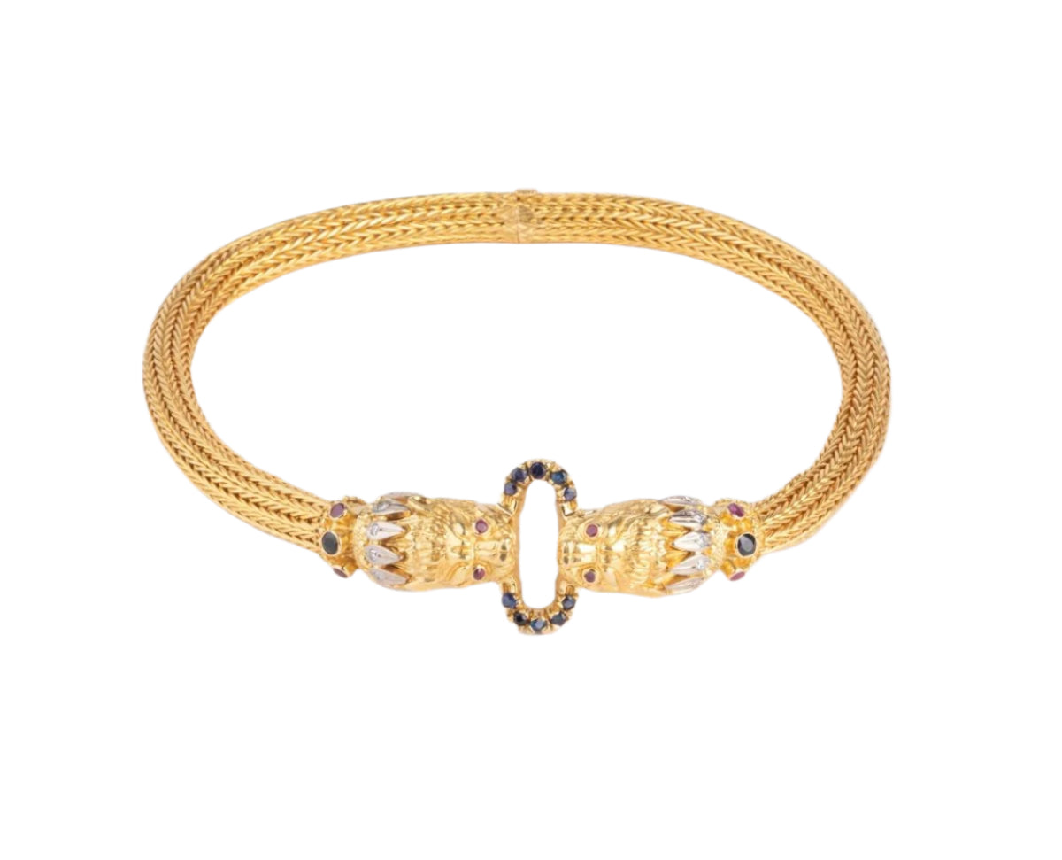 Collier en or jaune de la maison Lalaounis - Castafiore