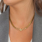 Collier en or jaune et diamants - Castafiore