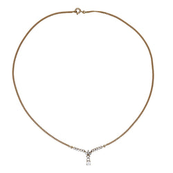 Collier en or jaune et diamants - Castafiore