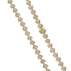 Collier en or jaune et diamants - Castafiore