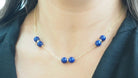 Collier En Or Jaune Et Lapis Lazulli - Castafiore