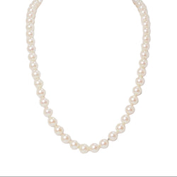 Collier en or jaune et perles d'Akoya - Castafiore