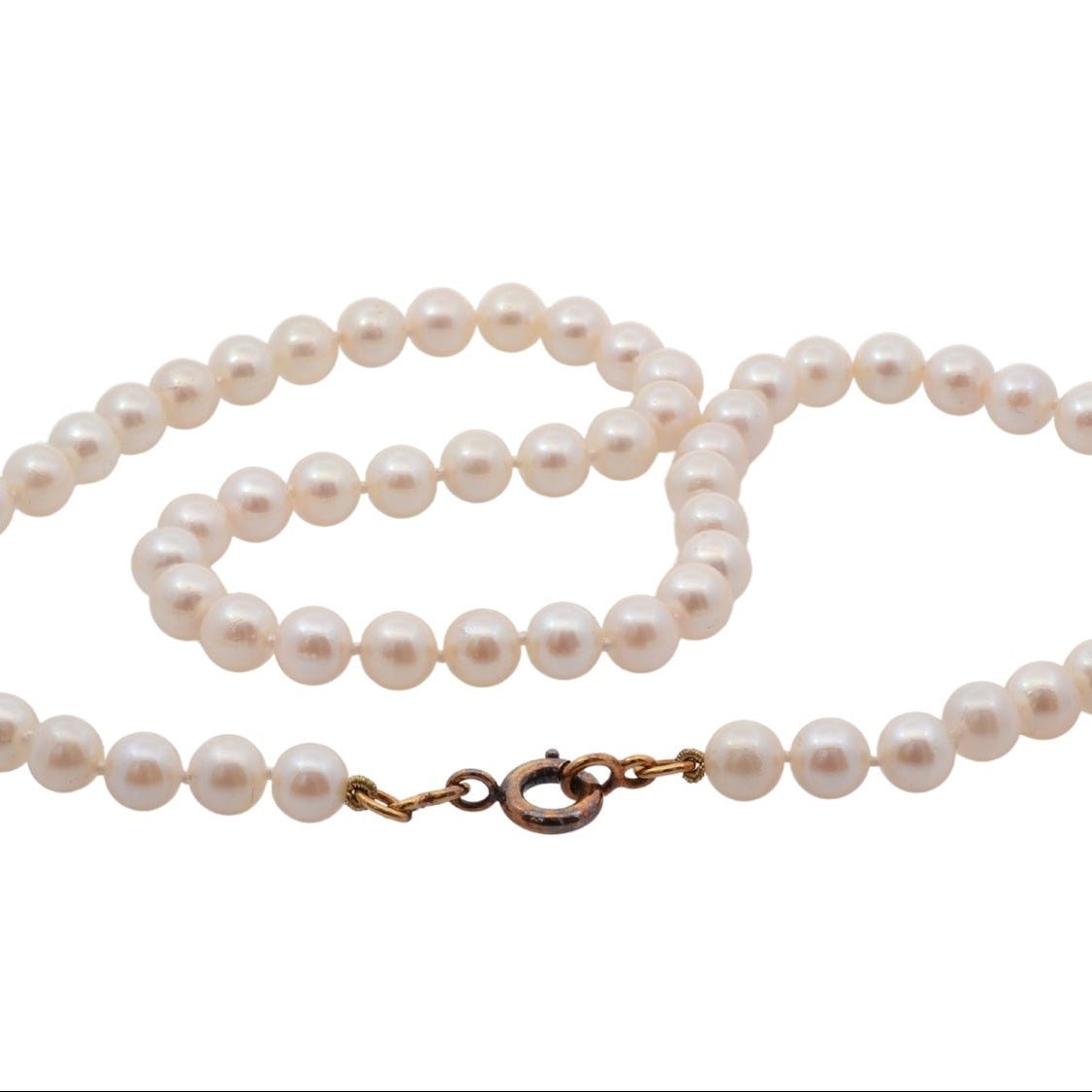 Collier en or jaune et perles de culture - Castafiore