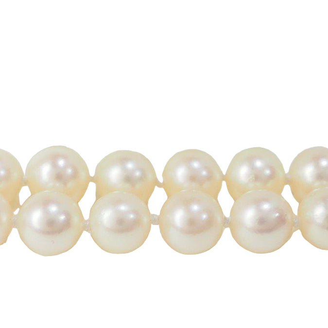 Collier en or jaune et perles de culture - Castafiore