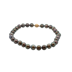 Collier en or jaune et perles de culture de Tahiti - Castafiore