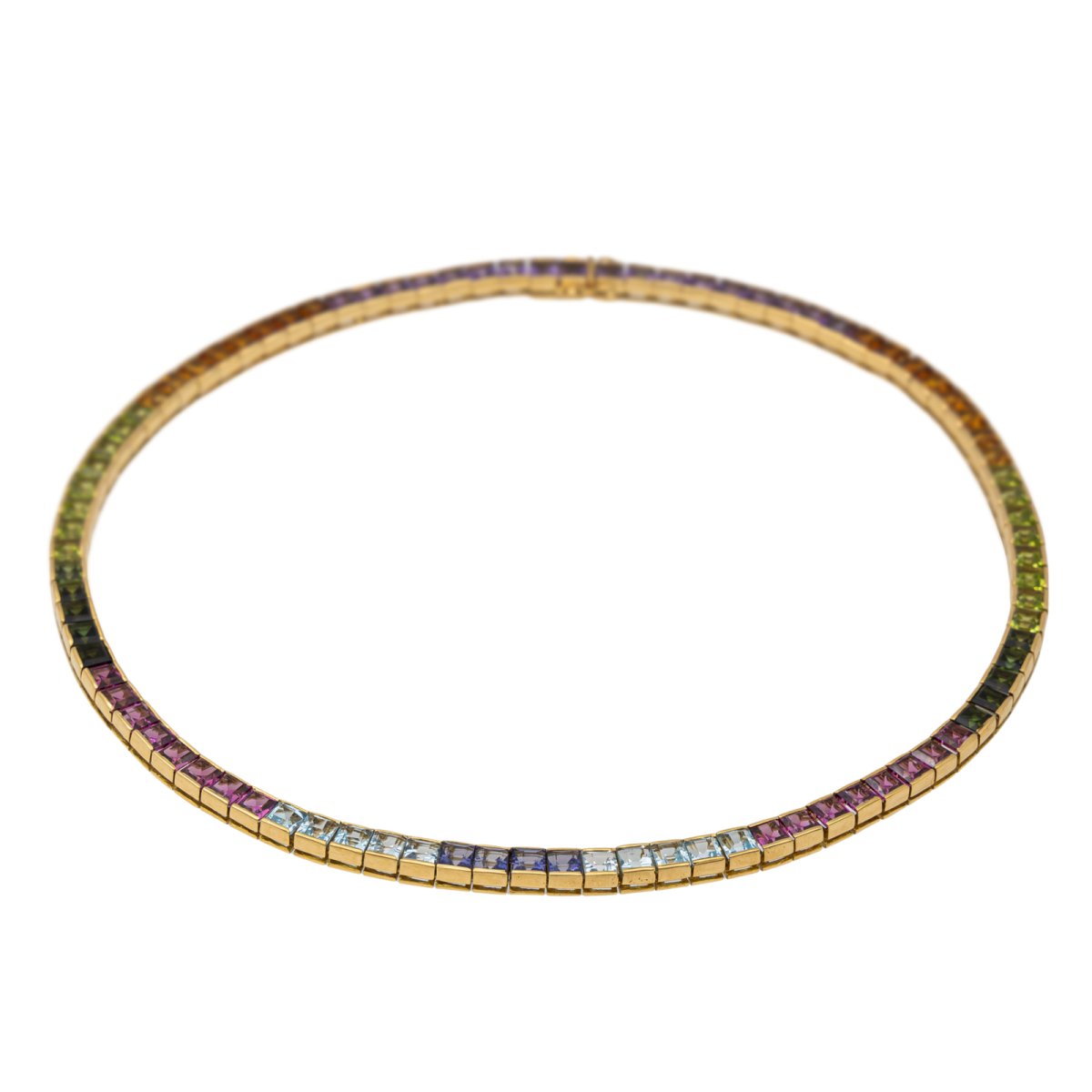 Collier en or jaune et pierres fines - Castafiore