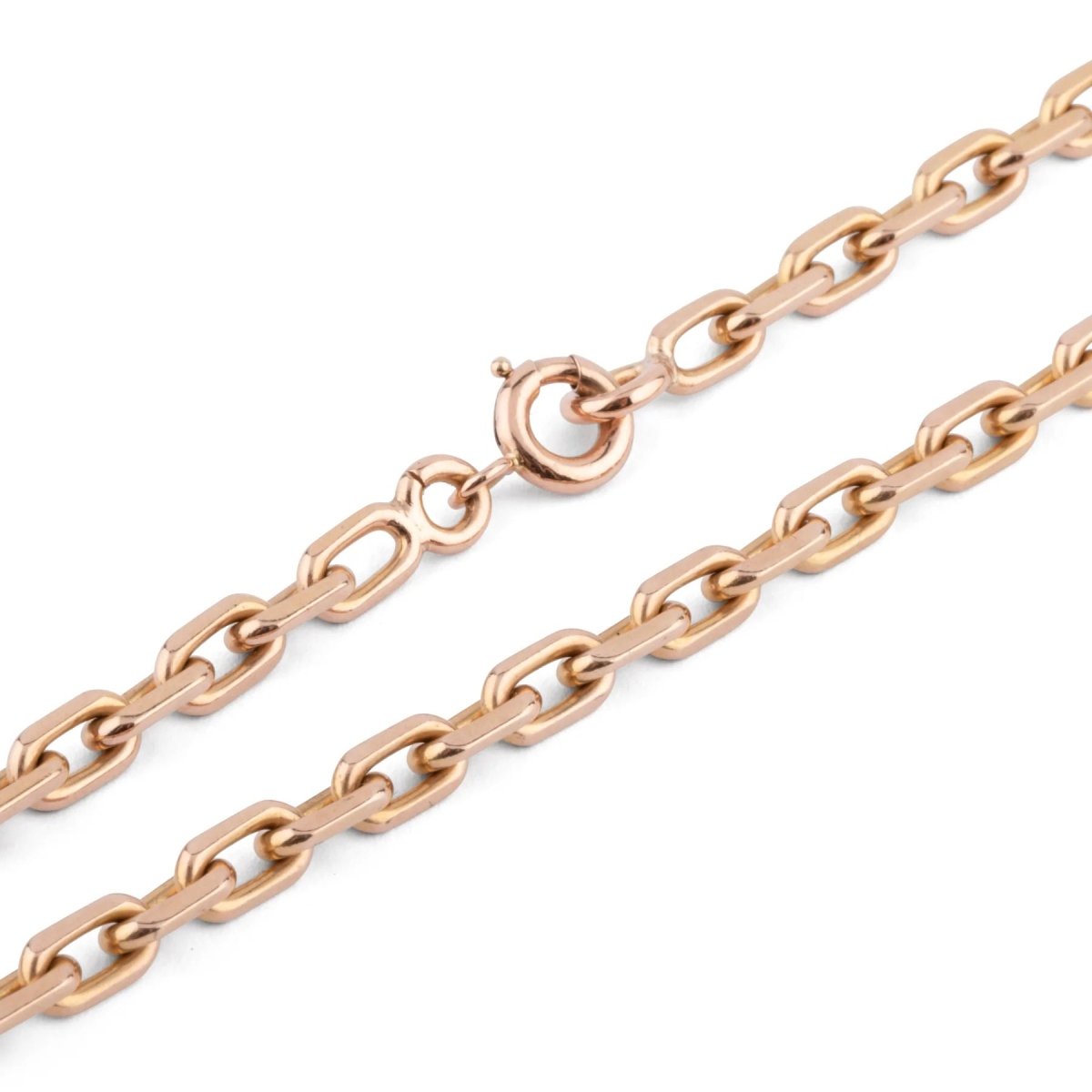 Collier en or jaune maille força limé - Castafiore