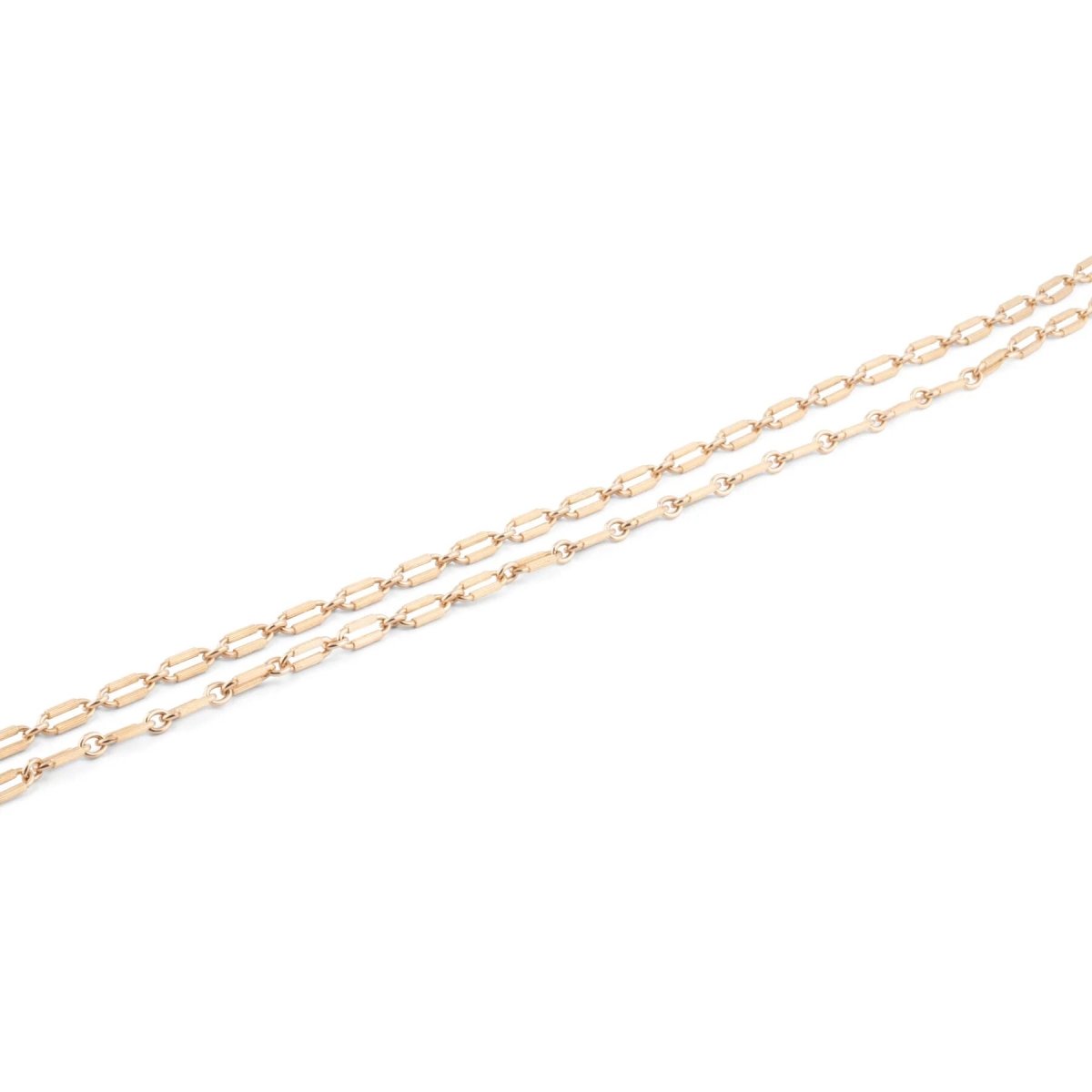 Collier en or jaune maille força limé - Castafiore