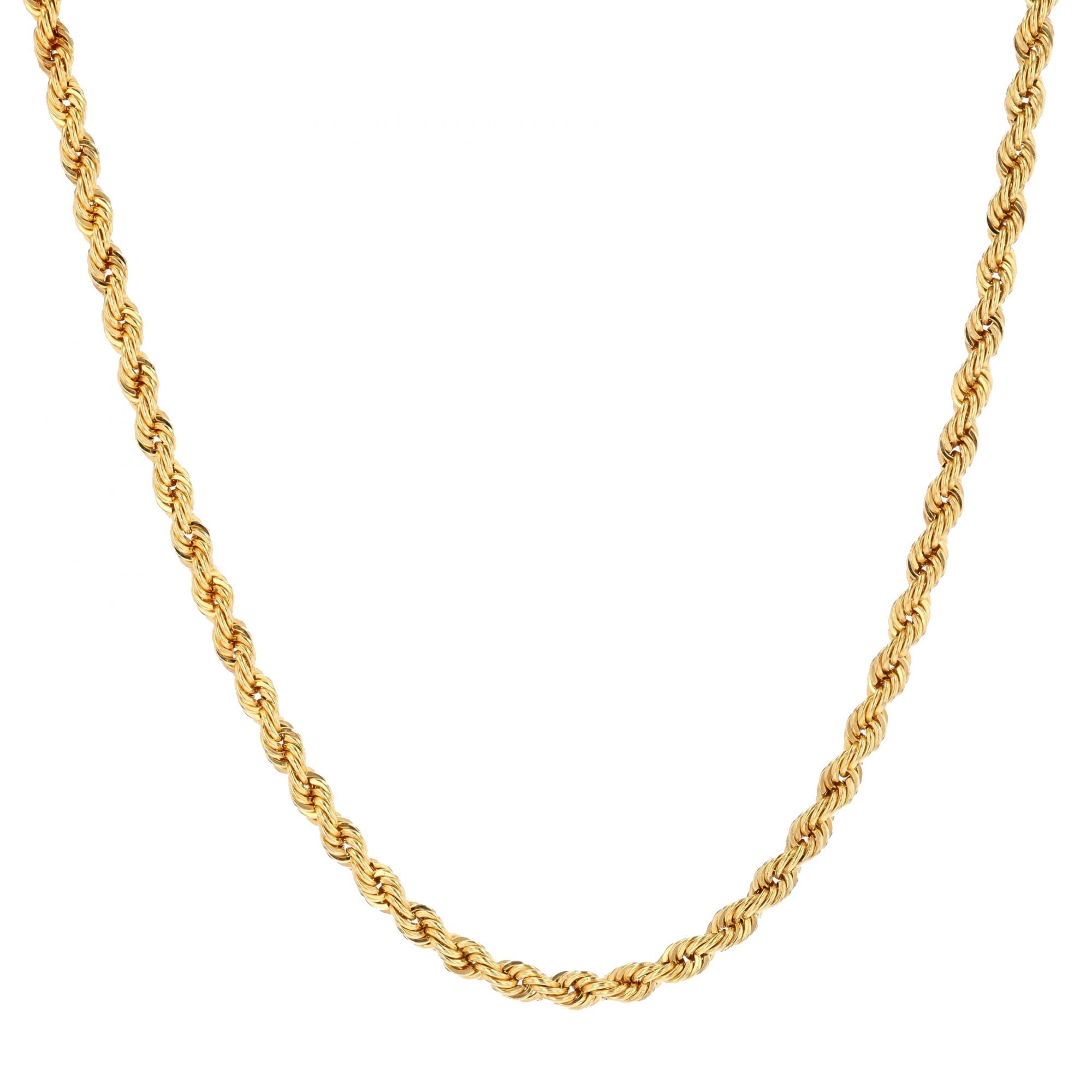Necklace at yellow gold twisted