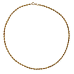 Necklace at yellow gold twisted