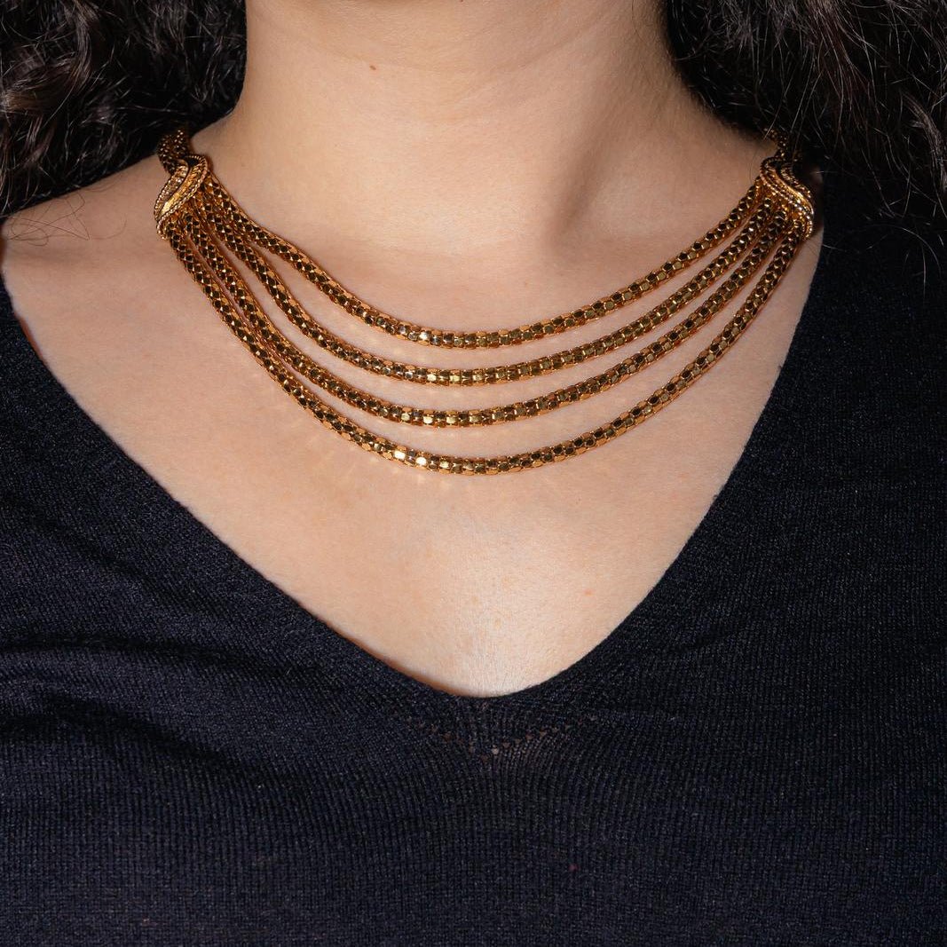 Collier en or rose - Castafiore