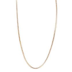 Collier en or rose, maille venitienne ronde - Castafiore