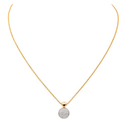 Collier en or rose, or blanc et diamants - Castafiore