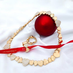 Collier Fred Coeurs or jaune diamants - Castafiore