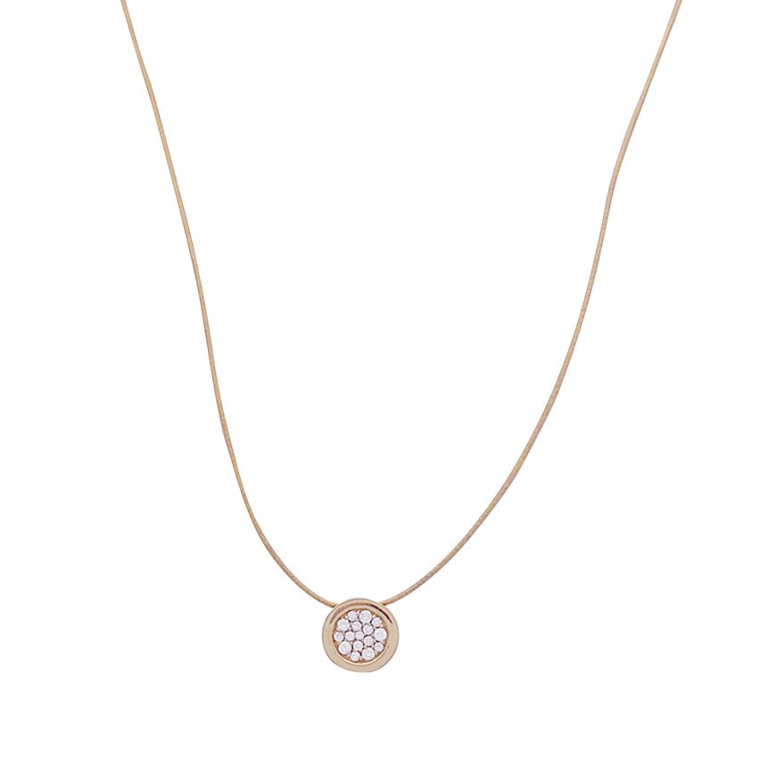Collier Fred "Miss Fred Moon" or jaune, diamants. - Castafiore