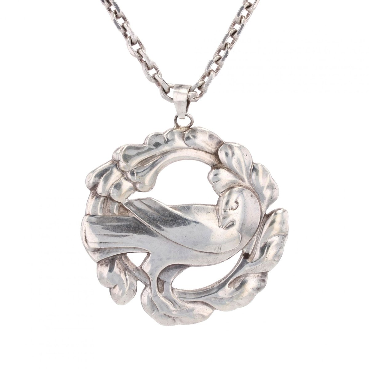 Collier GEORG JENSEN Colombe en argent - Castafiore