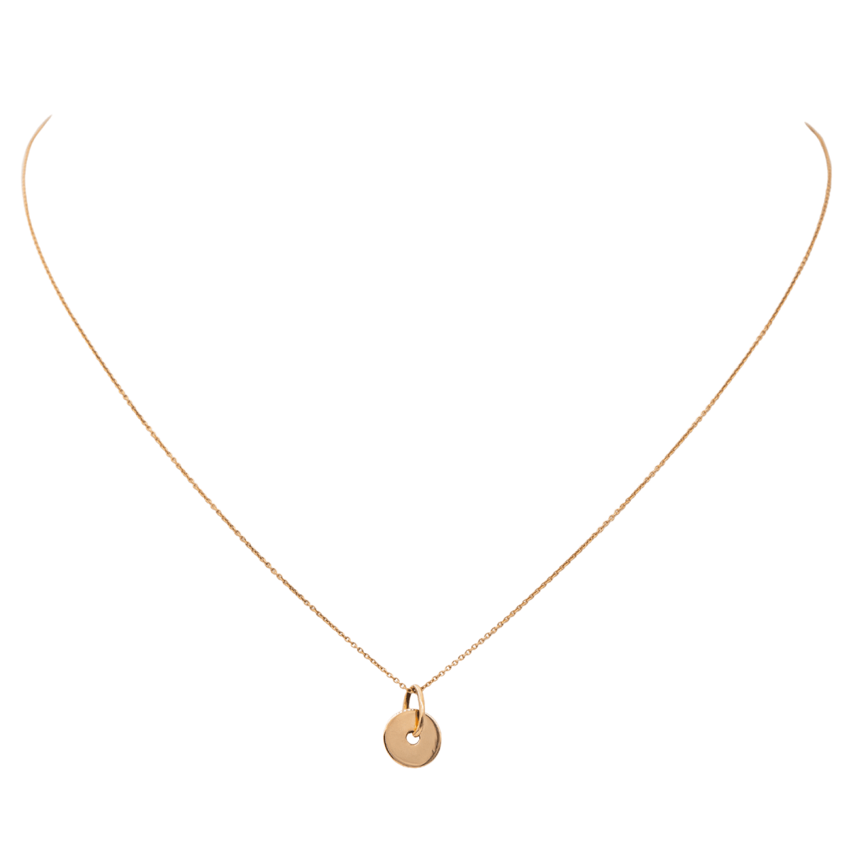 Collier GINETTE NY "Donut" en or rose - Castafiore