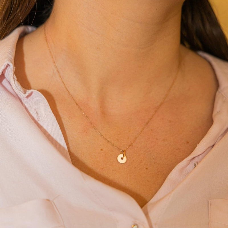 Collier GINETTE NY "Donut" en or rose - Castafiore
