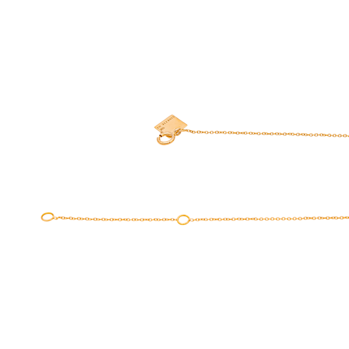 Collier GINETTE NY "Jumbo Bliss" en or rose - Castafiore