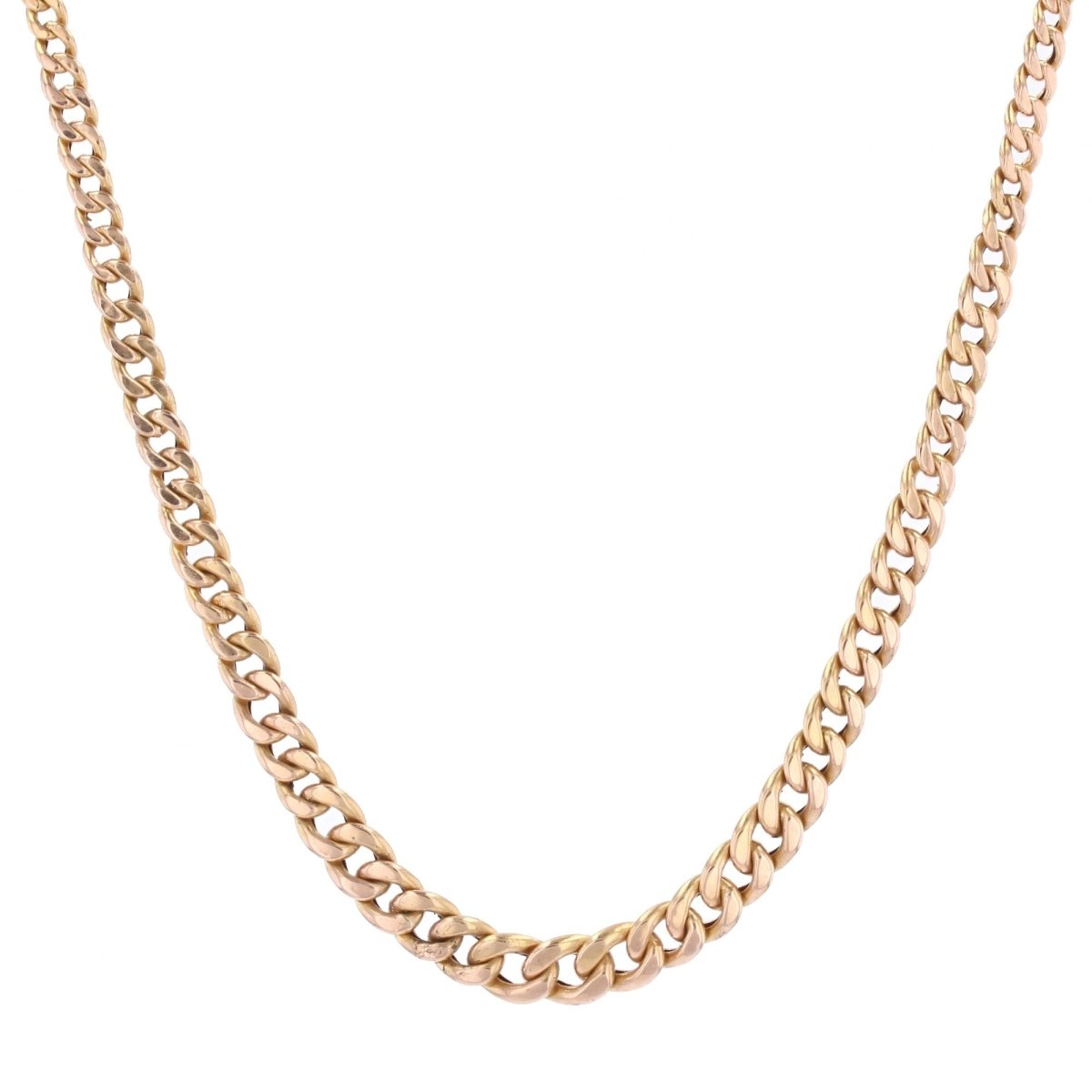 Collier GOURMETTE Vintage en or rose - Castafiore