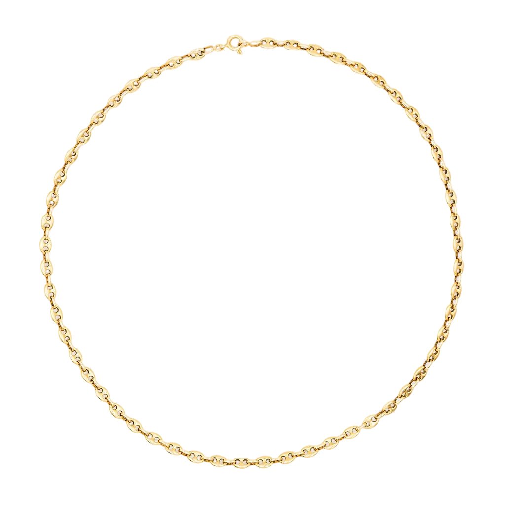 Collier Grain de café en or jaune - Castafiore