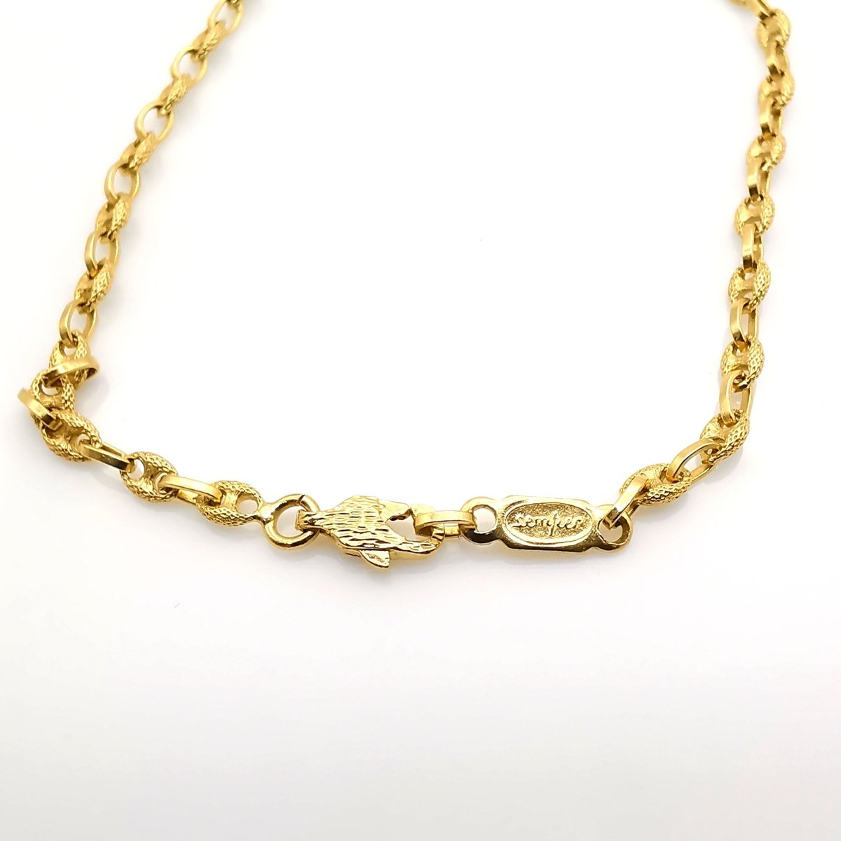 Collier grain de café en or jaune - Castafiore