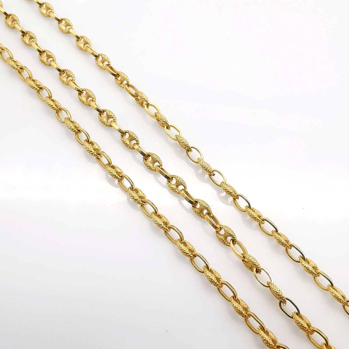 Collier grain de café en or jaune - Castafiore