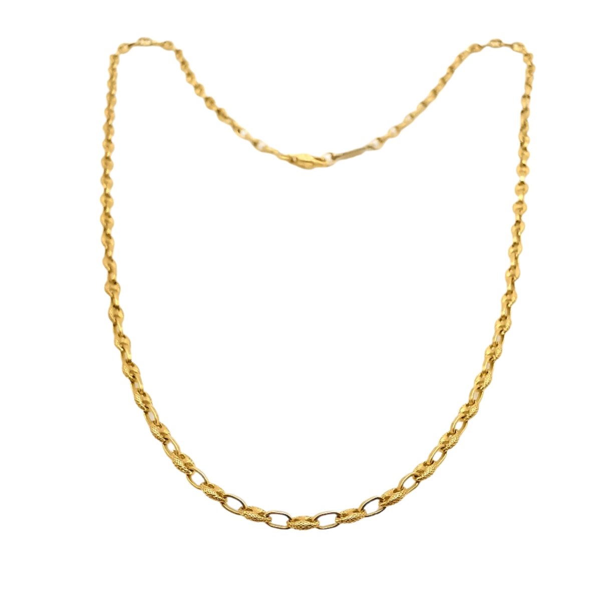 Collier grain de café en or jaune - Castafiore