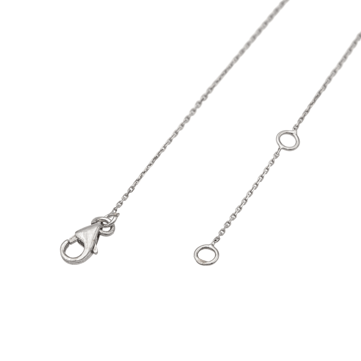 Collier Graphique Or blanc Diamant - Castafiore