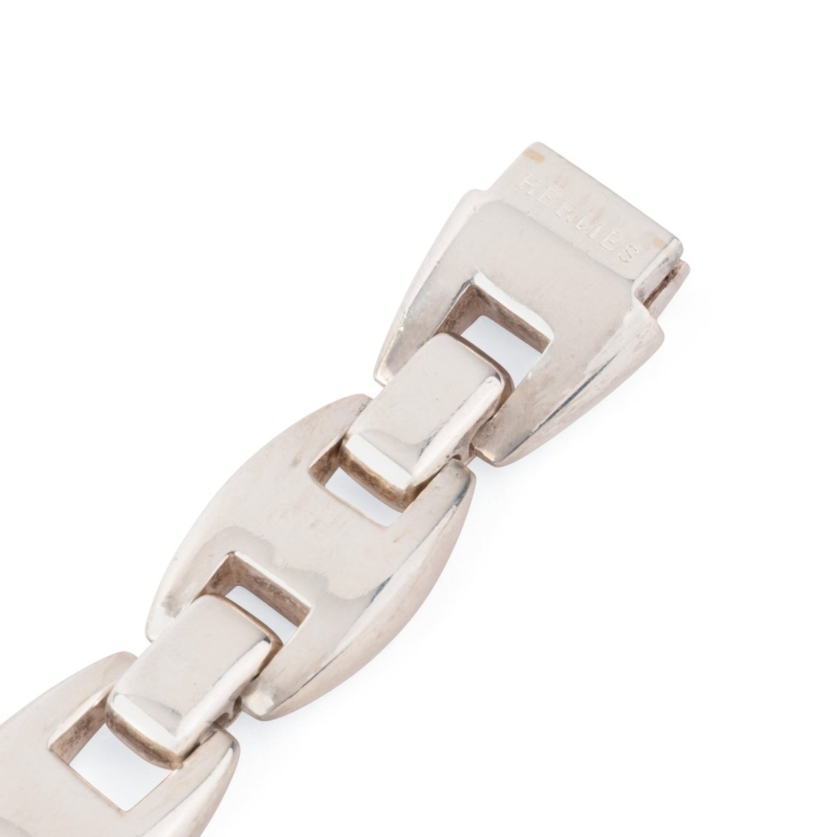 Collier HERMÈS "Cassiopée" en argent et saphirs blancs - Castafiore