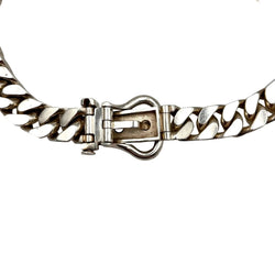 Collier HERMÈS "Ceinture" en argent - Castafiore