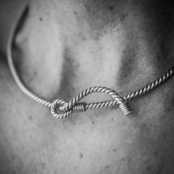 Collier HERMES en argent - Castafiore