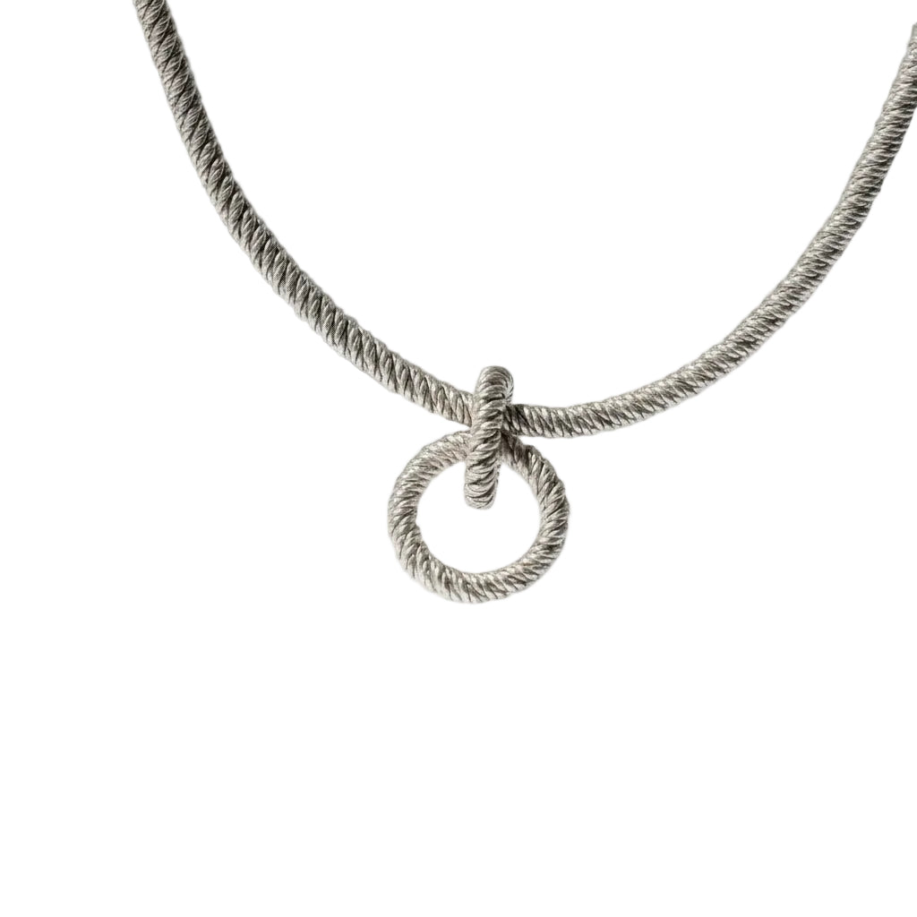 Collier HERMES en argent - Lucien Vachey - Castafiore
