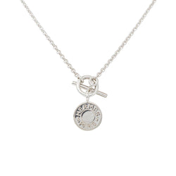 Collier HERMÉS "Ex-Libris" en argent - Castafiore