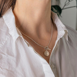Collier HERMÉS "Ex-Libris" en argent - Castafiore