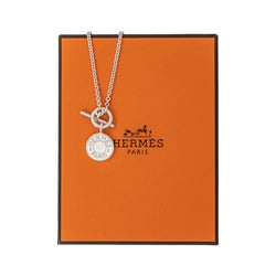Collier HERMÉS "Ex-Libris" en argent - Castafiore
