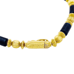 Collier LALAOUNIS en or jaune et sodalite - Castafiore