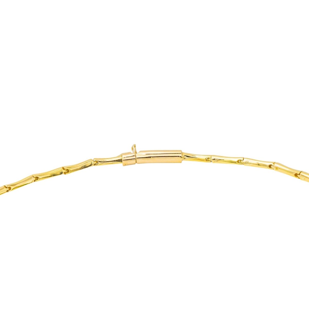 Collier Losange Diamant en Or Jaune 750 - Castafiore