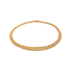 Collier Maille américaine en or rose - Castafiore