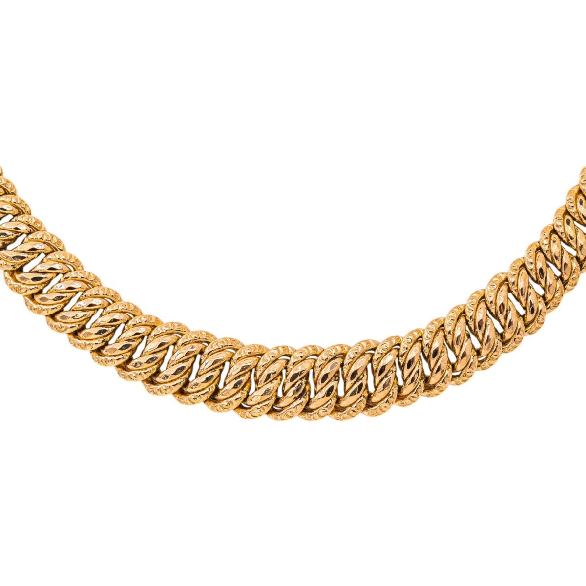 Collier Maille américaine Or rose - Castafiore