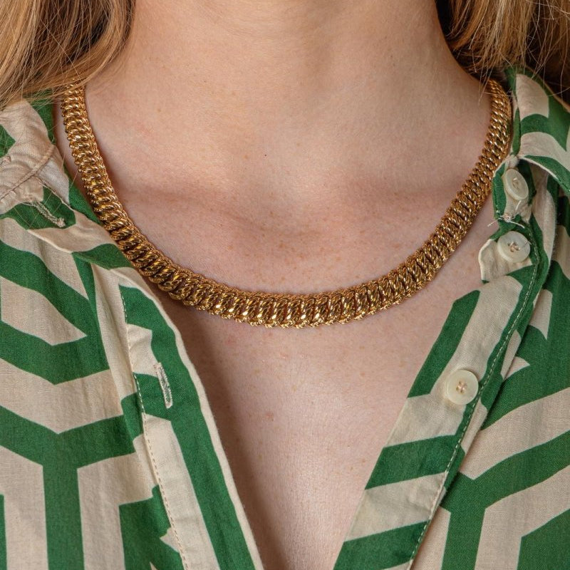 Collier Maille américaine Or rose - Castafiore