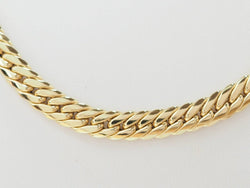 Collier maille anglaise en or jaune - Castafiore