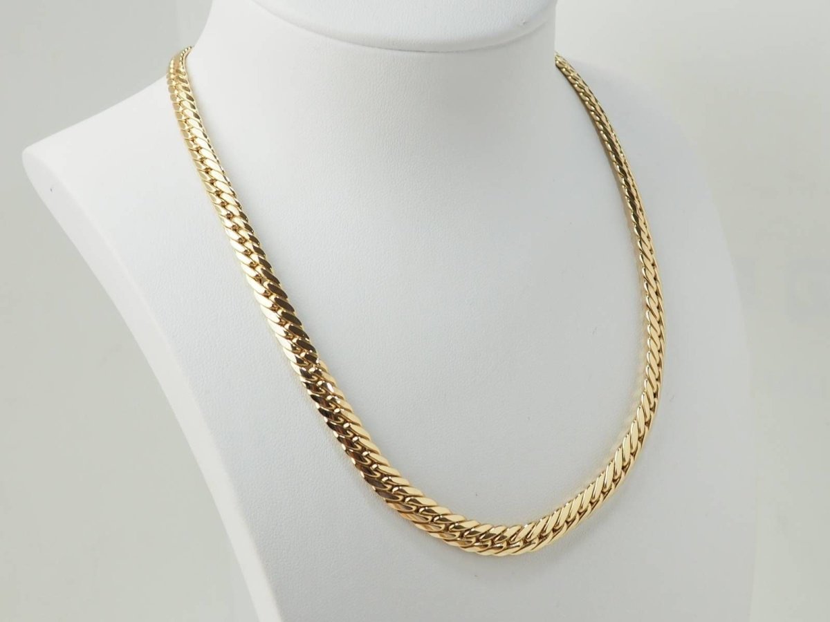 Collier maille anglaise en or jaune - Castafiore