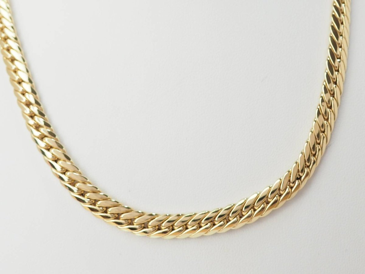 Collier maille anglaise en or jaune - Castafiore