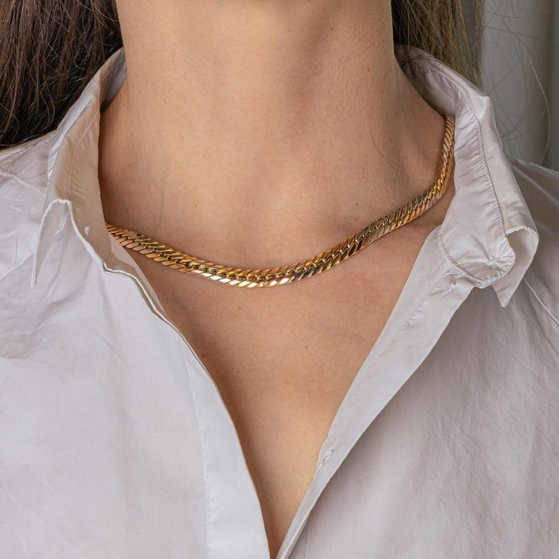 Collier Maille anglaise Or jaune - Castafiore