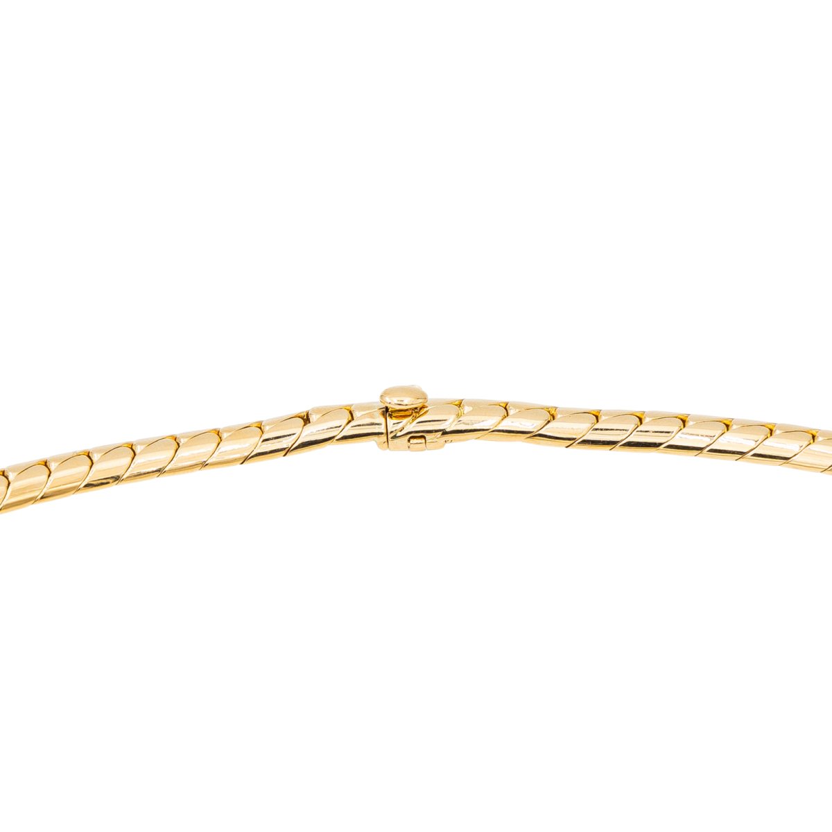 Collier Maille anglaise Or jaune Diamant - Castafiore