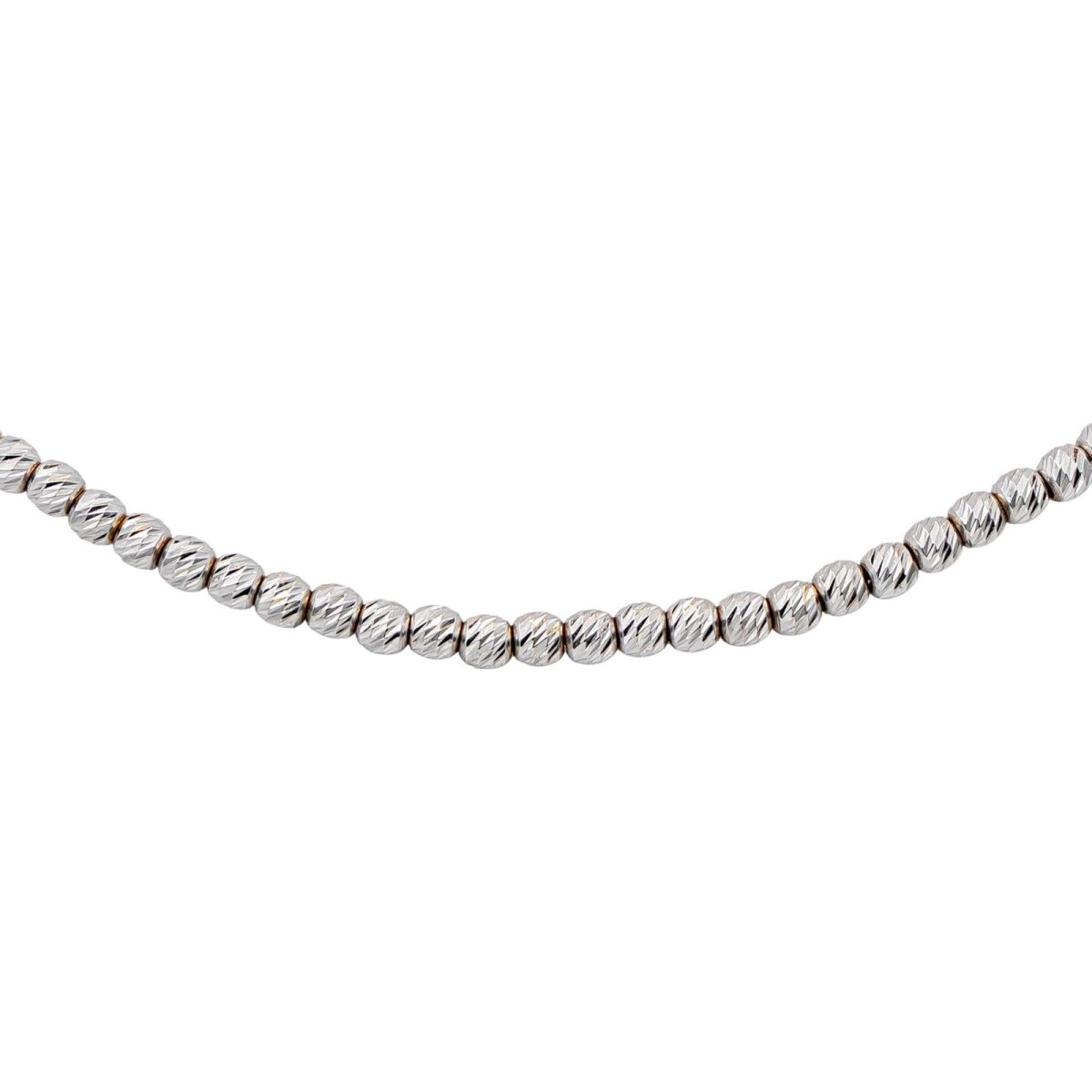 Collier Maille ARTHUS BERTRAND " en or blanc - Castafiore