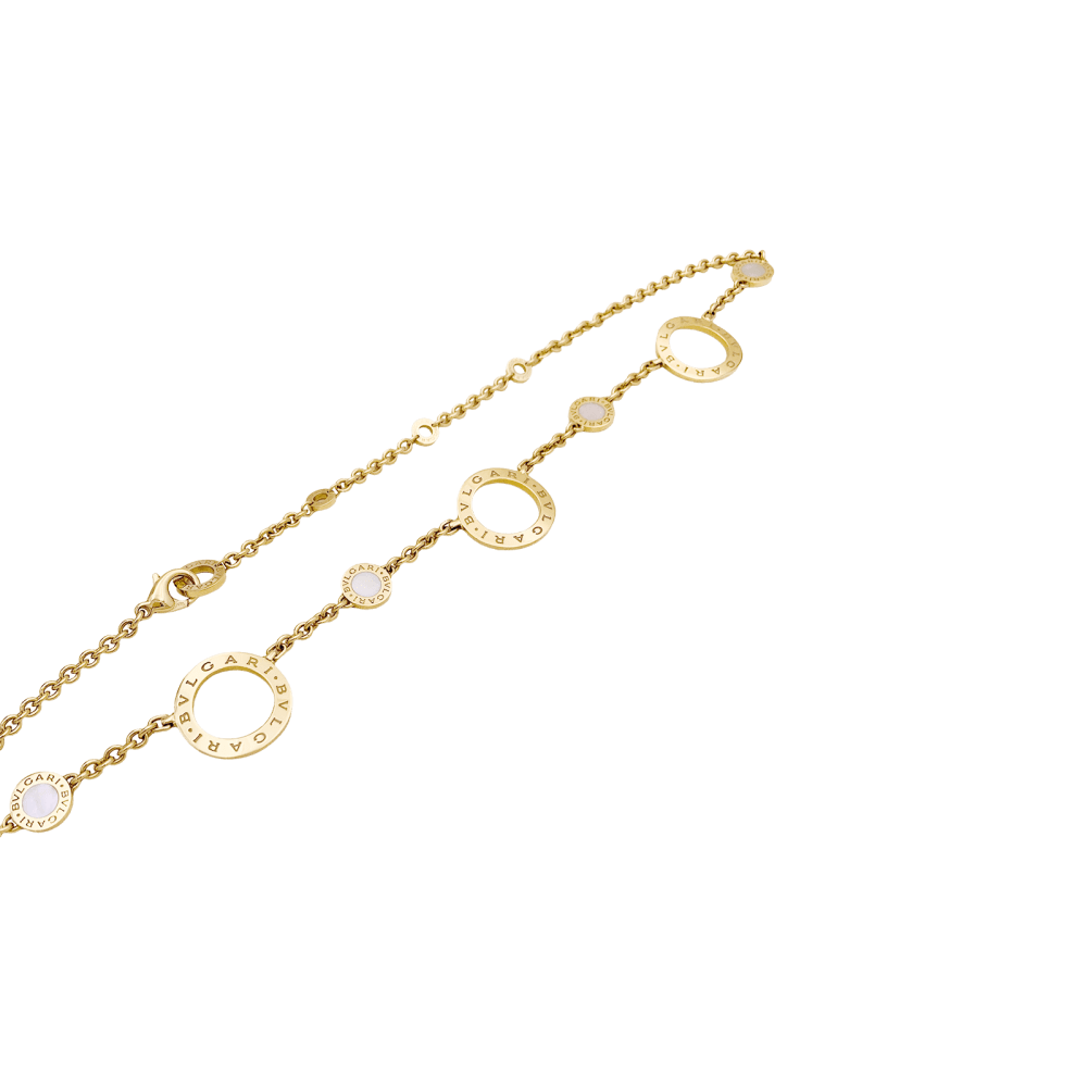 Collier Maille BULGARI "Bulgari Bulgari" en or jaune et nacre - Castafiore