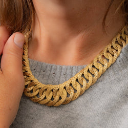 Collier Maille BULGARI en or jaune - Castafiore